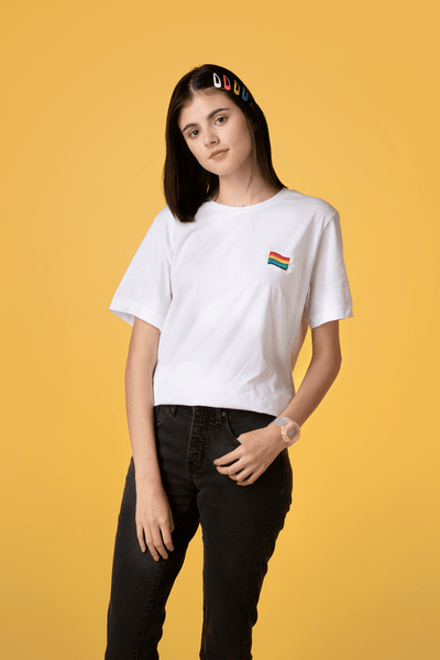 FLAG TEE 🏳️‍🌈 - Unamused Face