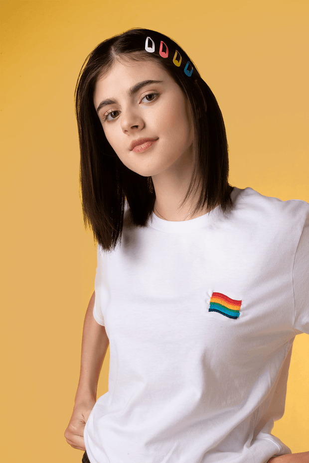 FLAG TEE 🏳️‍🌈 - Unamused Face